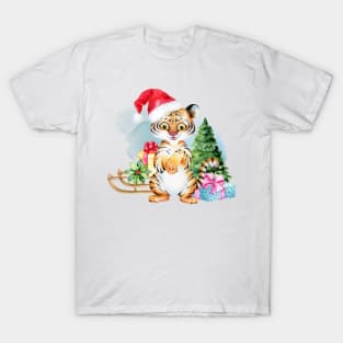 New Year Symbol - Tiger, Christmas Tiger T-Shirt